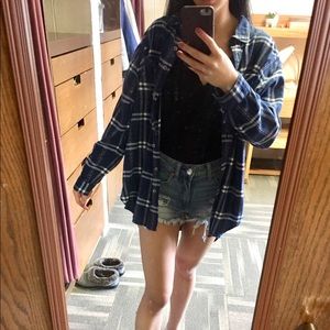 Urban Outfitters oversized plaid shirt